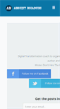 Mobile Screenshot of abhijitbhaduri.com